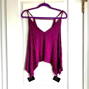 Beautiful beaded free people top